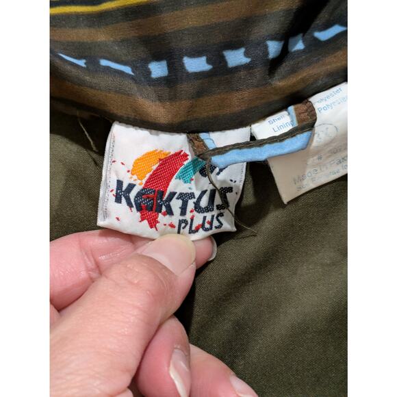 Kaktus Jacket Women's Plus 3X Multicolor Western Boho Full Zip Ethnic Vintage - Picture 4 of 8